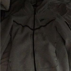 mens small grey nike tech